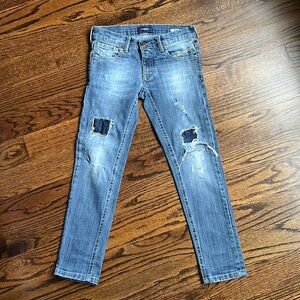 Aston Martin Boy Distressed Jeans Size 8